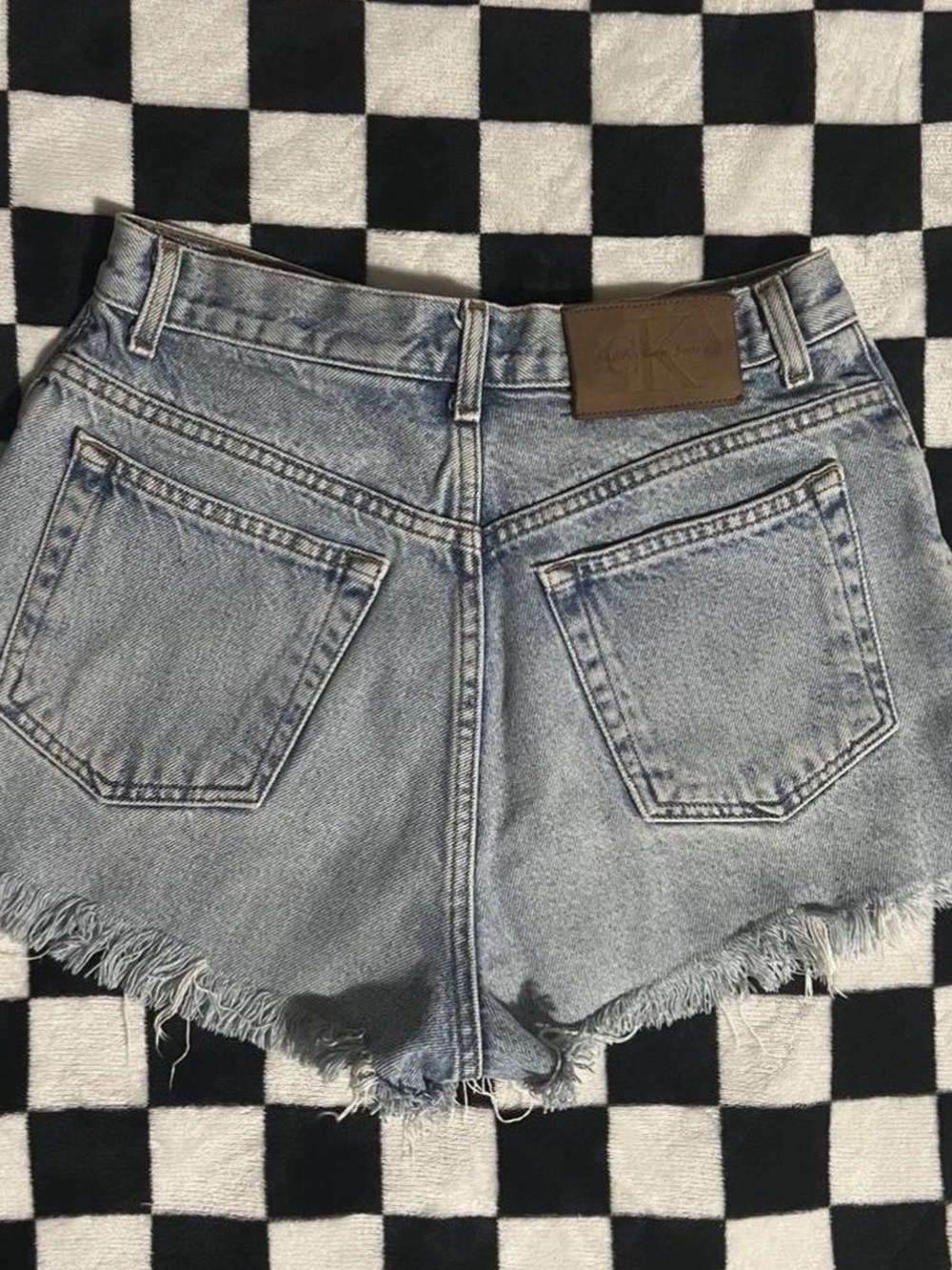 Calvin Klein Jeans Women’s Denim Jean Shorts Size 6 Blue